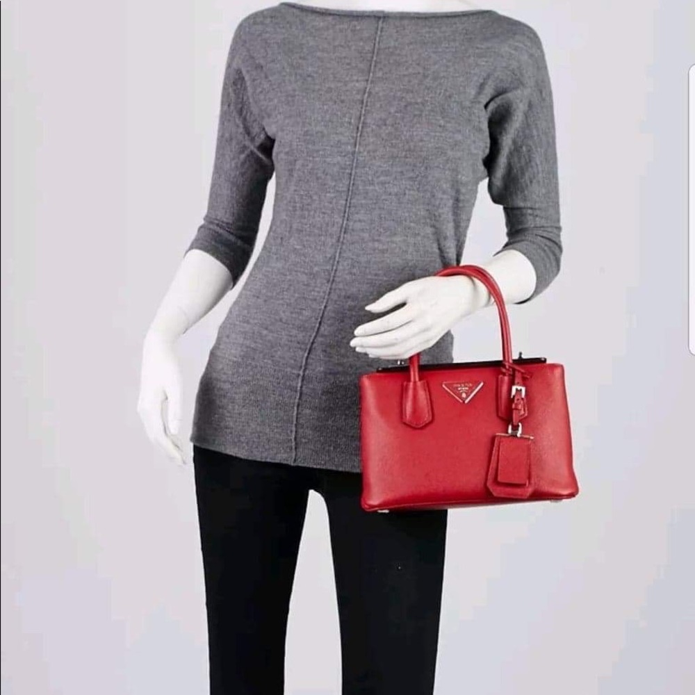 Prada Saffiano Cuir Tote Small